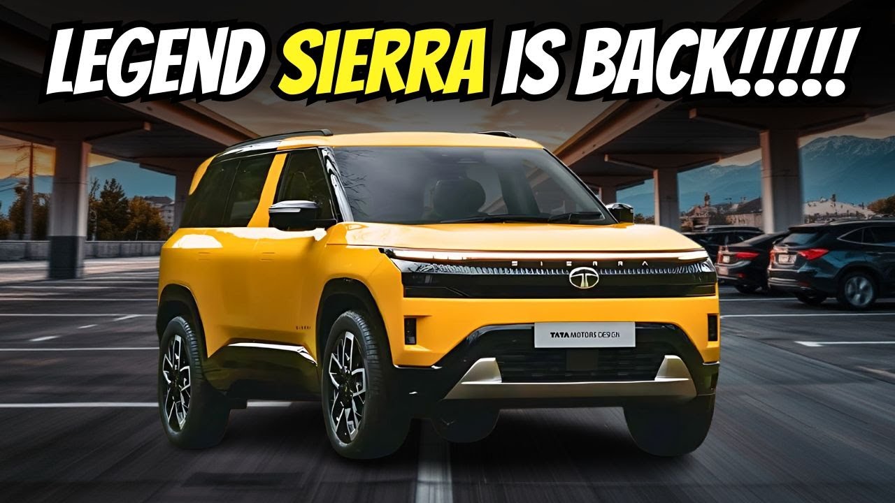 Tata Sierra 2025 Exterior Walkaround | Iconic SUV Returns with a Bold ...