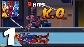 Robot Super: Hero Champions - Gameplay Part 1 Levels 1-8 + Tournament (Android,iOS) screenshot 2