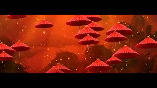 Dynamic umbrella pattern photography\&video background video material for video producer