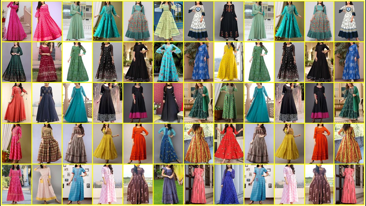 Very Beautiful Long Maxi Frock Designs for wedding Wear wedding wear