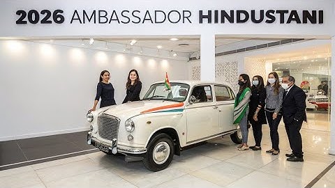 NEW Ambassador Hindustani 2026 – The Legend Reborn!