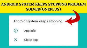 How To Solve Android System Keeps Stopping(OnePlus) Problem || Rsha26 Solutions