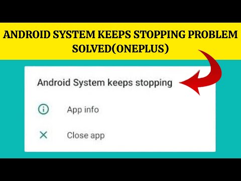 How To Solve Android System Keeps Stopping(OnePlus) Problem || Rsha26 Solutions
