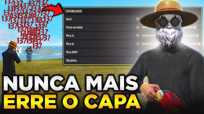 NUNCA MAIS ERRE O CAPA DEPOIS DA ATUALIZAÇÃO COM ESSA SENSIBILIDADE QUE É A  MELHOR DO FREE FIRE 