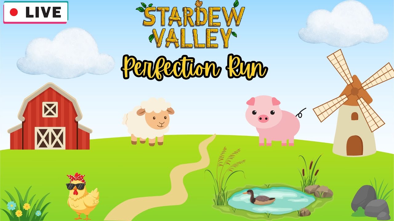Stardew Valley | Perfecta Farm | My first Perfection Run |