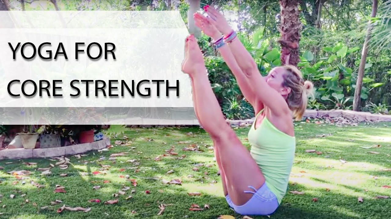 Beginner Yoga Core Strength Ten Minute Practice With Kino Youtube