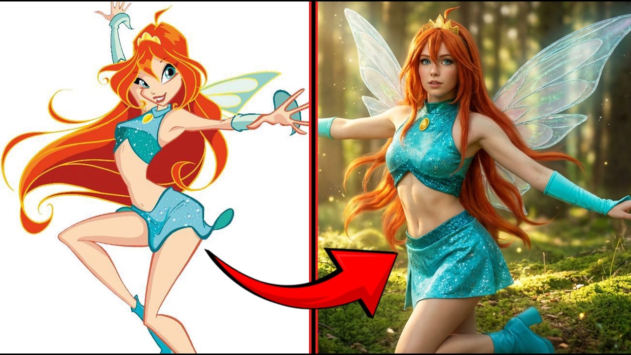 PERSONAGENS DE DESENHOS ANIMADOS QUE EXISTEM NA VIDA REAL!!