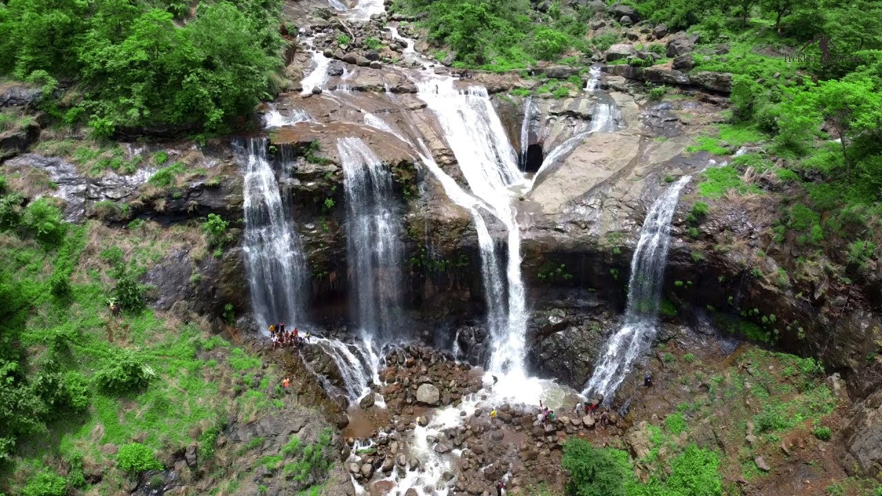 DODHANI Waterfall - DRONE Shots | How to reach Dodhani Waterfall | Panvel,  Maharashtra - YouTube
