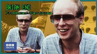 1982: BRIAN ENO does NOT like ELECTRONIC SOUNDS! | Riverside | Music | BBC Archive