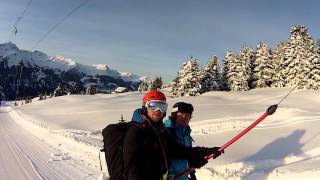 Ein schöner Snowkitetag am Hochwang 06.02.2016