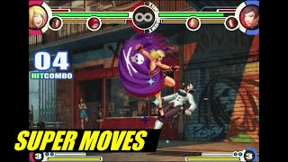 Jenet's Super Special Moves in The King of Fighters XI