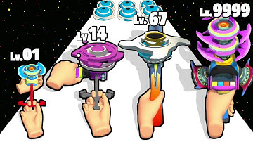 Spinner Shoot Run - Level Up Spinner Max Level Gameplay (Merge Spinner)