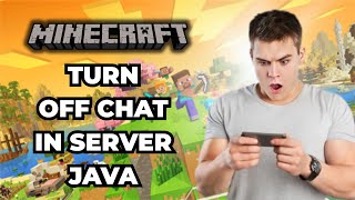 How To Turn Off Chat in Minecraft Server Java 2026 (UPDATED)