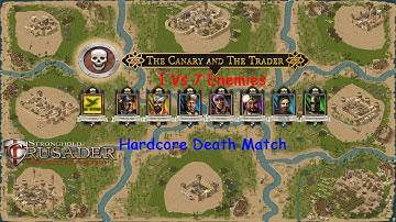 10000+ Kills - 1 vs 7 Powerful Enemy - Stronghold Crusader DE  - Hardcore  map DeathMatch