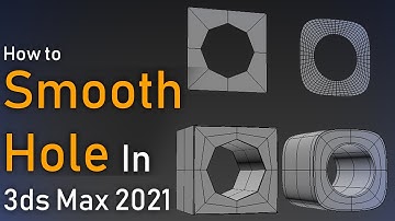 How to Create Hole In Geometry In 3ds Max 2021 Tutorials | CG Deep | Complex 3d Modelling | Arch Viz