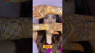 Mehendi Poses Santoshi Megharaj 