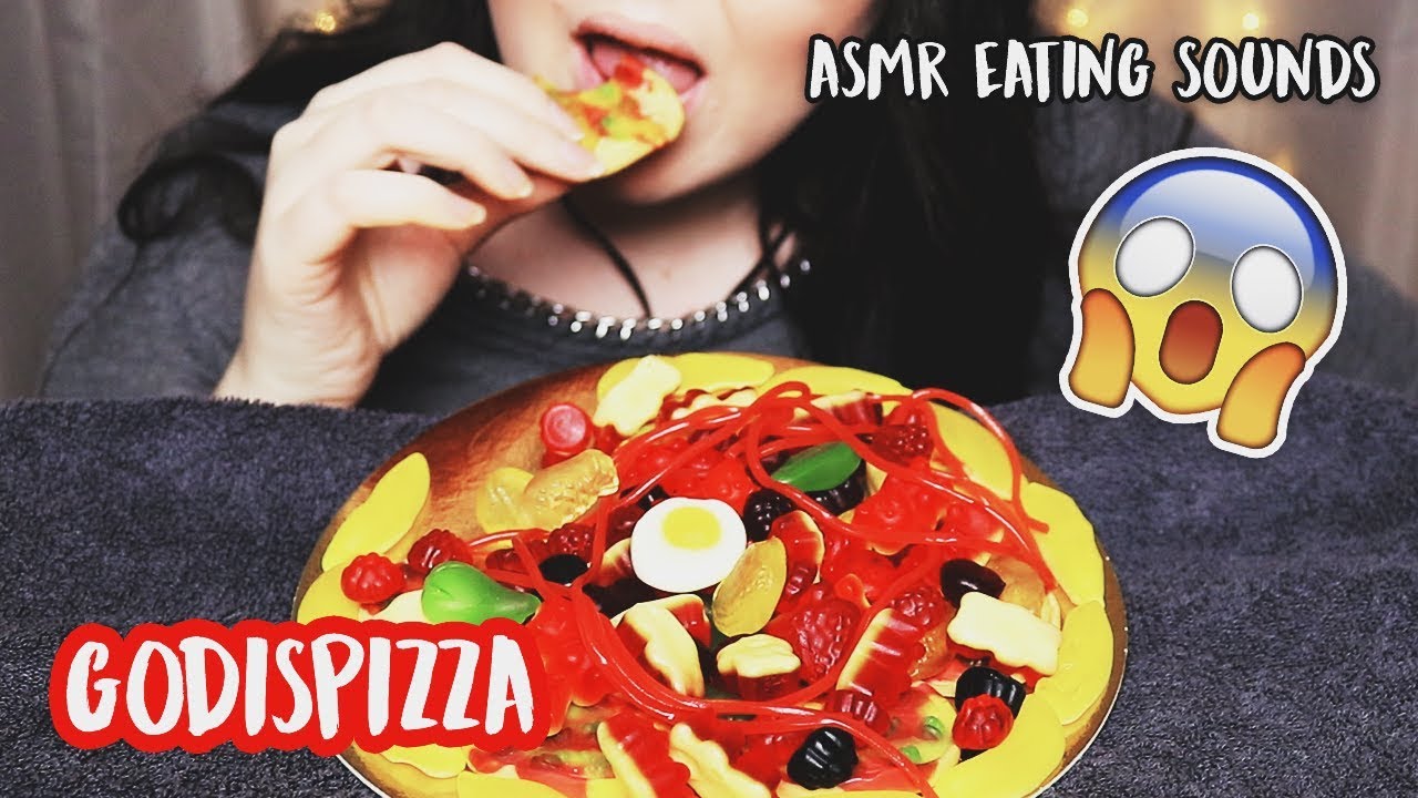 ASMR Äter GODISPIZZA?! *fredagsmys*