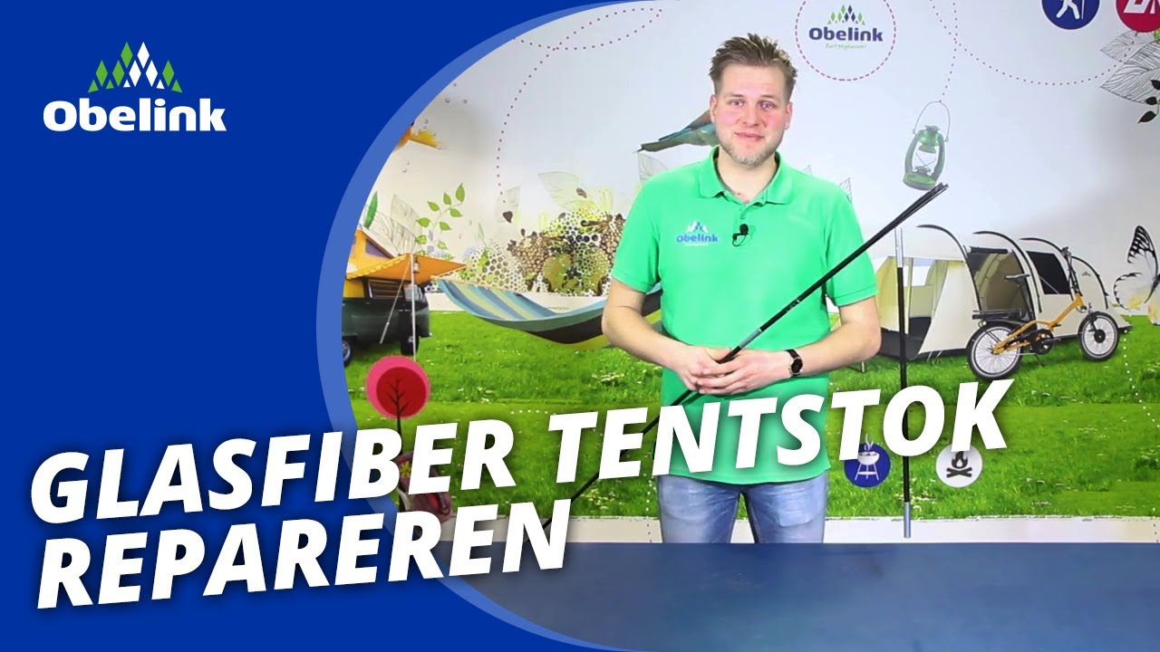 Tent pole repair | How to a glassfiber tent YouTube