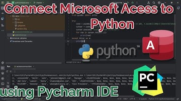 Python Programming - Connect Microst Access to Python - pyodbc