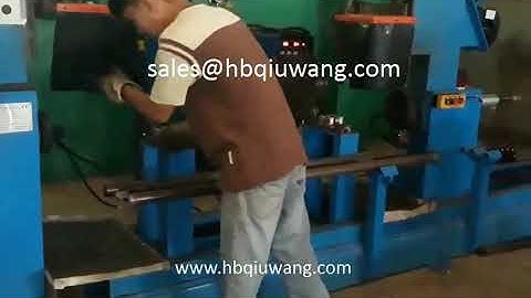 Automatic scaffolding ledger welding machine