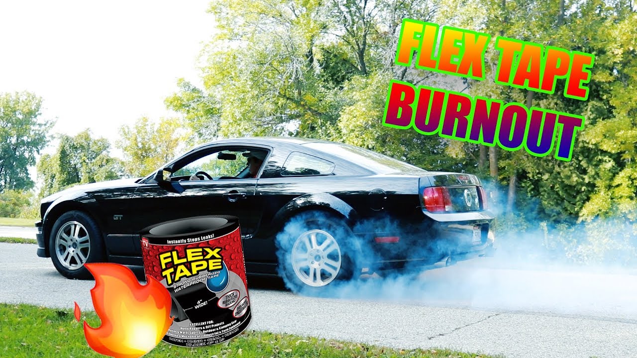 I Put Flex Tape On My Tires And Did A Burnout... It Ruined My Car