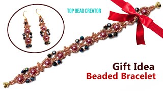 Mother&#39;s day gift idea, How to make beaded bracelet, Jewelry making tutorial