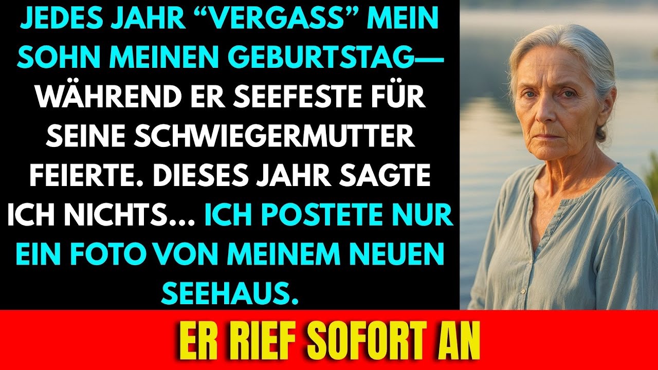 Jedes Jahr Vergass Mein Sohn Meinen Geburtstag Und Feier Für Seine Schwiegermutter Stattdessen