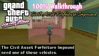 GTA VCS 100% Walkthrough: Civil Asset Forfeiture Impound