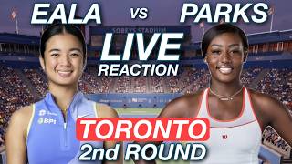 Eala vs Parks 2026 Toronto 2nd Round | Live Reaction & Watchalong screenshot 1