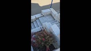 Mauer Granitquader - Granitstufen - Granitpflaster 10X10 Gesägt Geflammt - Gartenplanung 3D Voraus