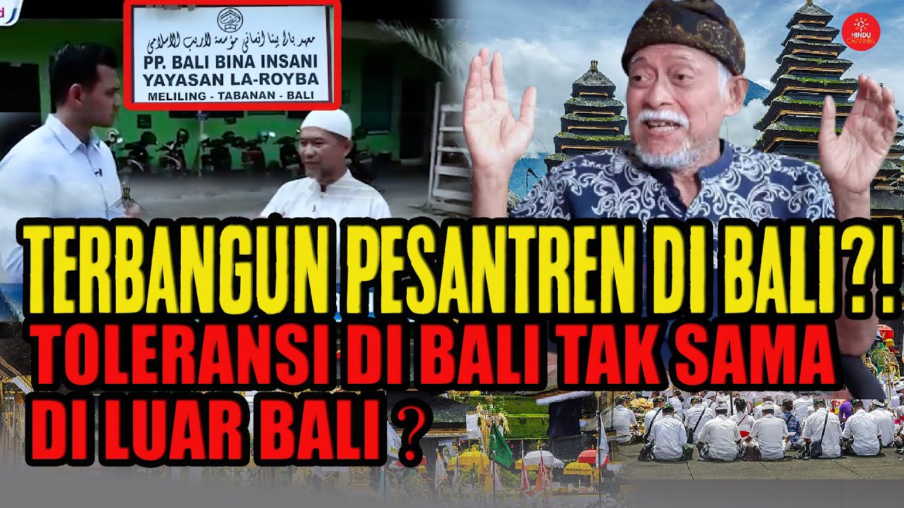 MUDAHNYA BANGUN PESANTREN DI BALI ❗❓DI LUAR BALI SULIT BANGUN SEKOLAH HINDU HINGGA PURA