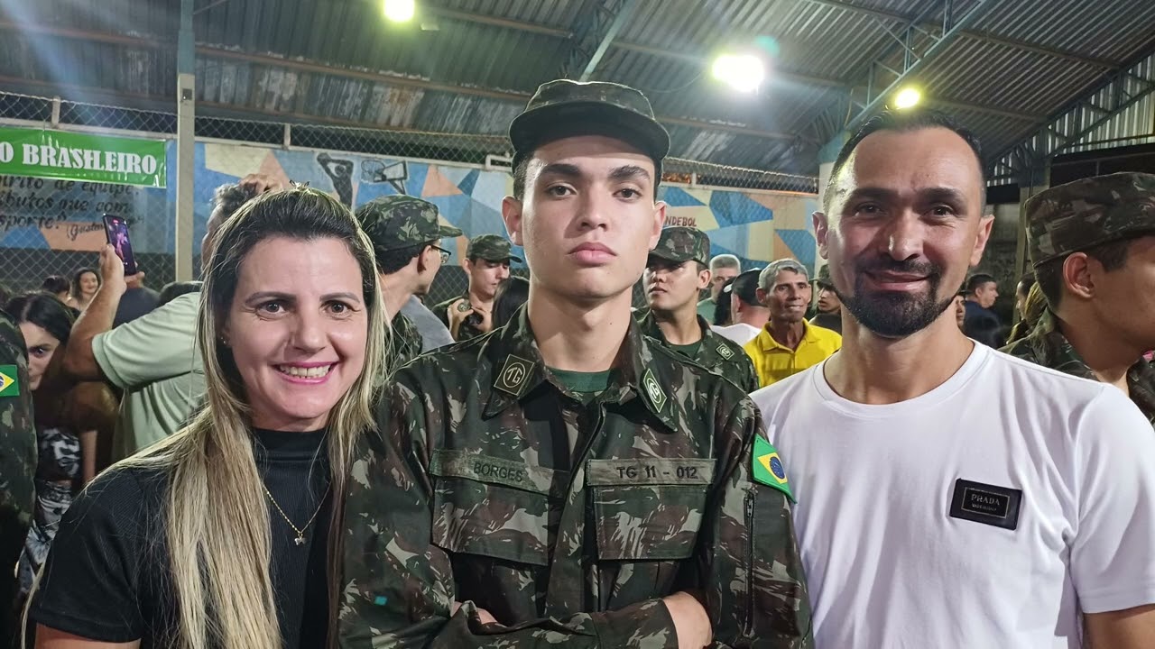 CERIMÔNIA DE FORMATURA DE MATRICULA DOS ATIRADORES DO TG 11-012 EM IPORÁ GO 05 03 26