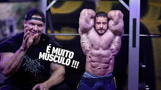 CAIKE PRO FRENTE A FRENTE COM UM OPEN DE 133 KG - É MUITO MUSCULO !!