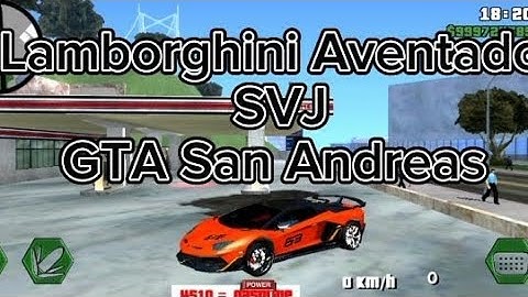 Lamborghini Aventador SVJ  Mod DFF only | GTA San Andreas | GTASA Mod |