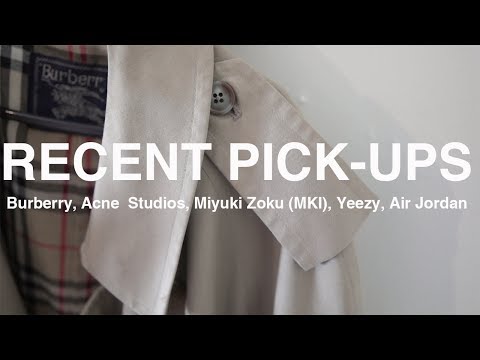 Recent Pickups | Acne Studios, Burberry, MKI, Yeezy