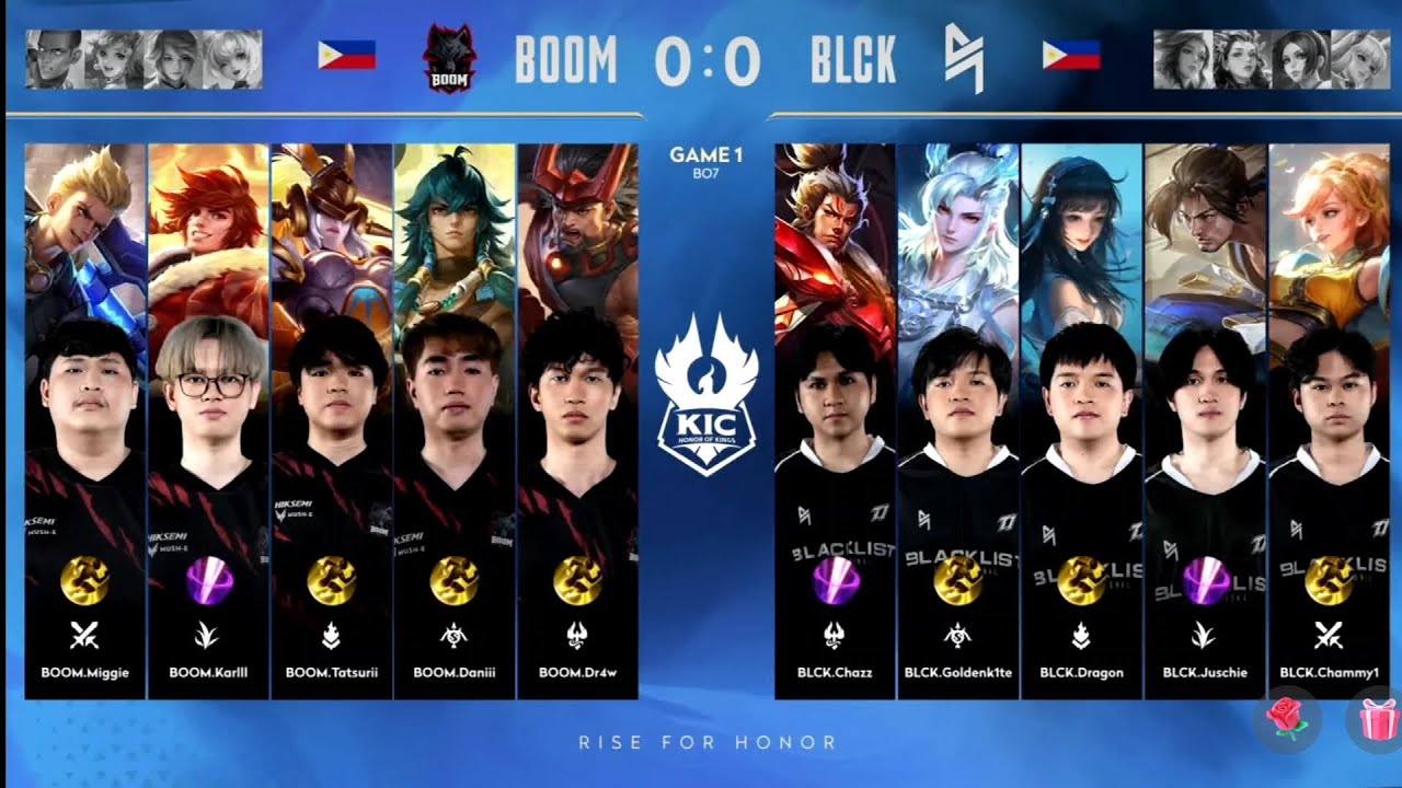 BOOM ESPORTS vs BLACKLIST INTERNATIONAL | KIC Game 1: Knockout Stage