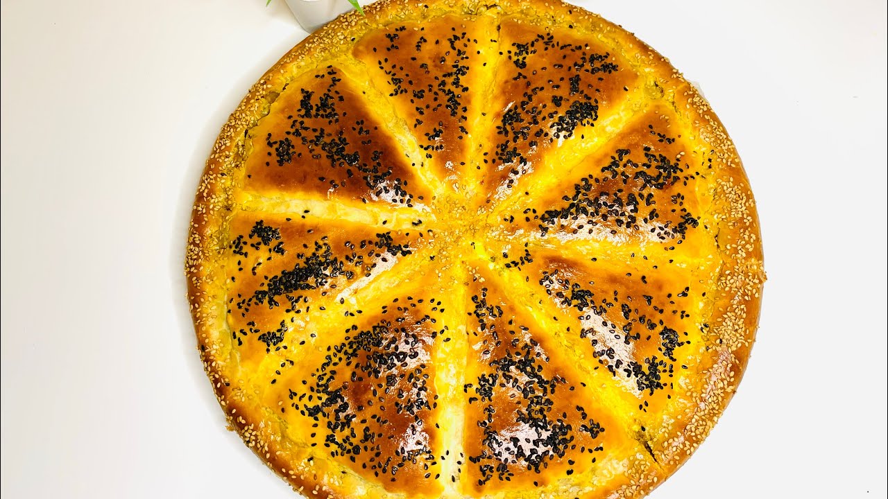 ‼️فطيرة محشية بعجينة قطنية4K/فطيرة عملاقة بحجم عائلي لوجبة العشاء روعه/وصفات رمضان2021/أم لقمان