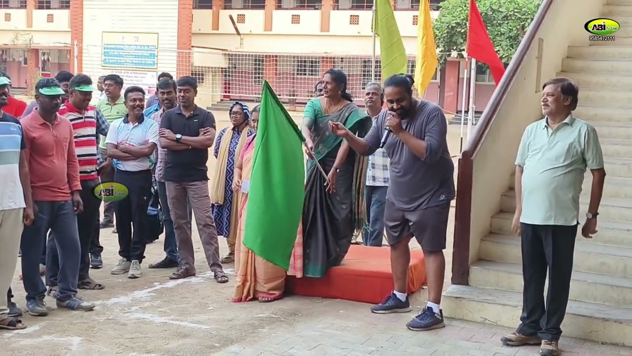 நெல்லை ஸ்ரீ ஜெயேந்திர பள்ளியில் சர்வதேச பெண் விவசாயிகள் தினத்தை முன்னிட்டு மாரத்தான் போட்டி