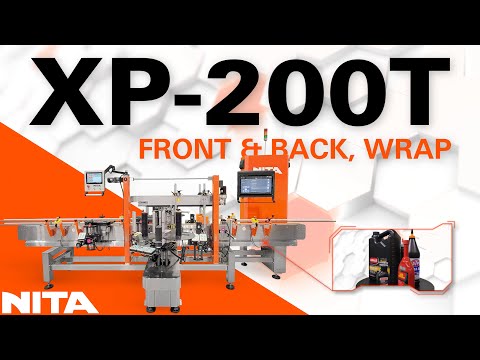 Front Back Wrap on Various Automotive Oil Bottles with Fully Automatic Changeover and Inspection