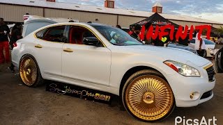 Super Clean Infinti on Gold Dub Wheels in HD ( Must See)
