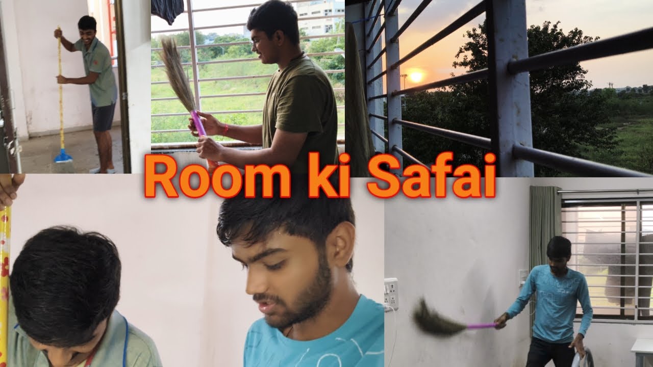⏳College ke baad Room ki Safai 👍| Funny and engineering student lifestyle 