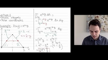 2. Double integrals and polar coordinates