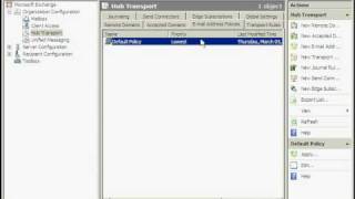 Installing Exchange Server 2007 Enterprise - Configuring E-mail Address Policies - PT 6