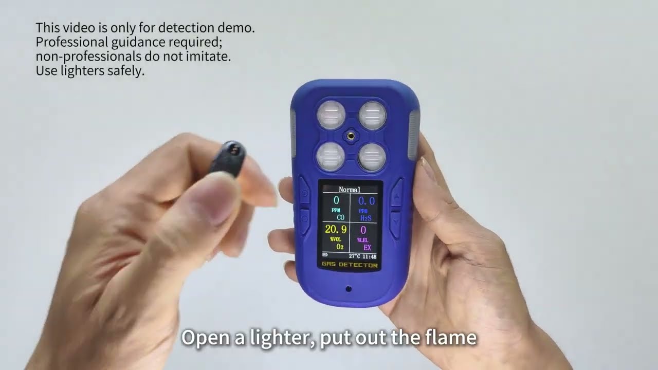MST410 Portable multi-gas detector Single-screen overview mode
