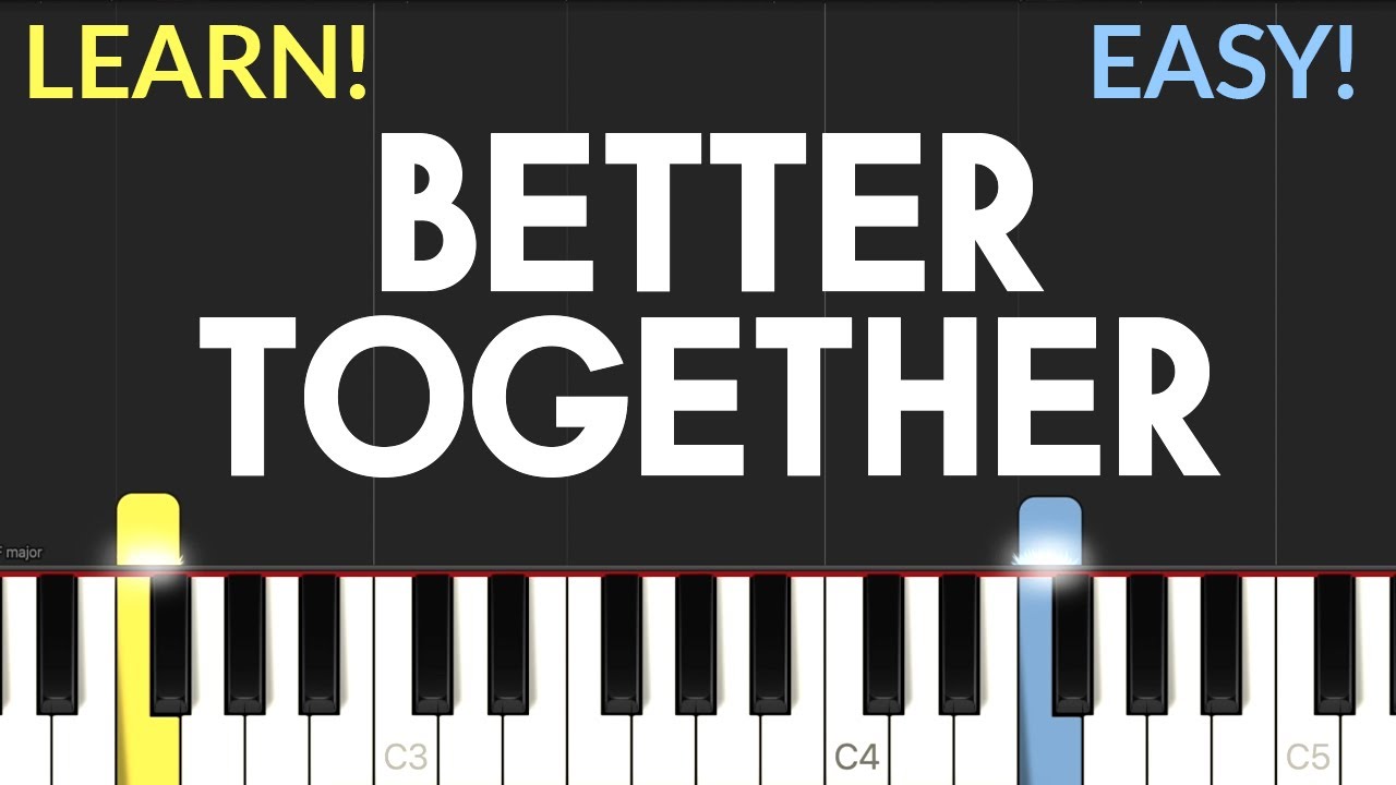 Better Together - Jack Johnson | EASY Piano Tutorial - YouTube
