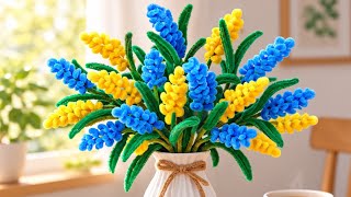 These Pipe Cleaner Flowers Are Absolutely Stunning! 🌸🤍 Two Ideas to Try! 🌸✨| @AndreeaS_Art_DIYs