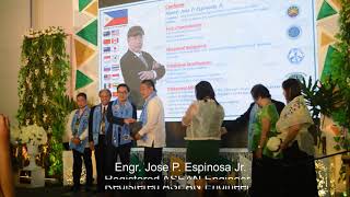 APEC Engr  Jose P  Espinosa Jr Conferment Ceremony April 12, 2019 in Marco Polo Davao City