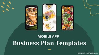 Mobile App One Page Business Plan Template screenshot 2