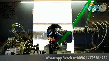 BC CR708 BOSCH EPS708 common rail injector pump test bench injector test demonstration