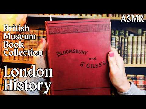 ASMR | Pt 2: 136 Year Old Vintage London Book: British Museum History in a Whisper